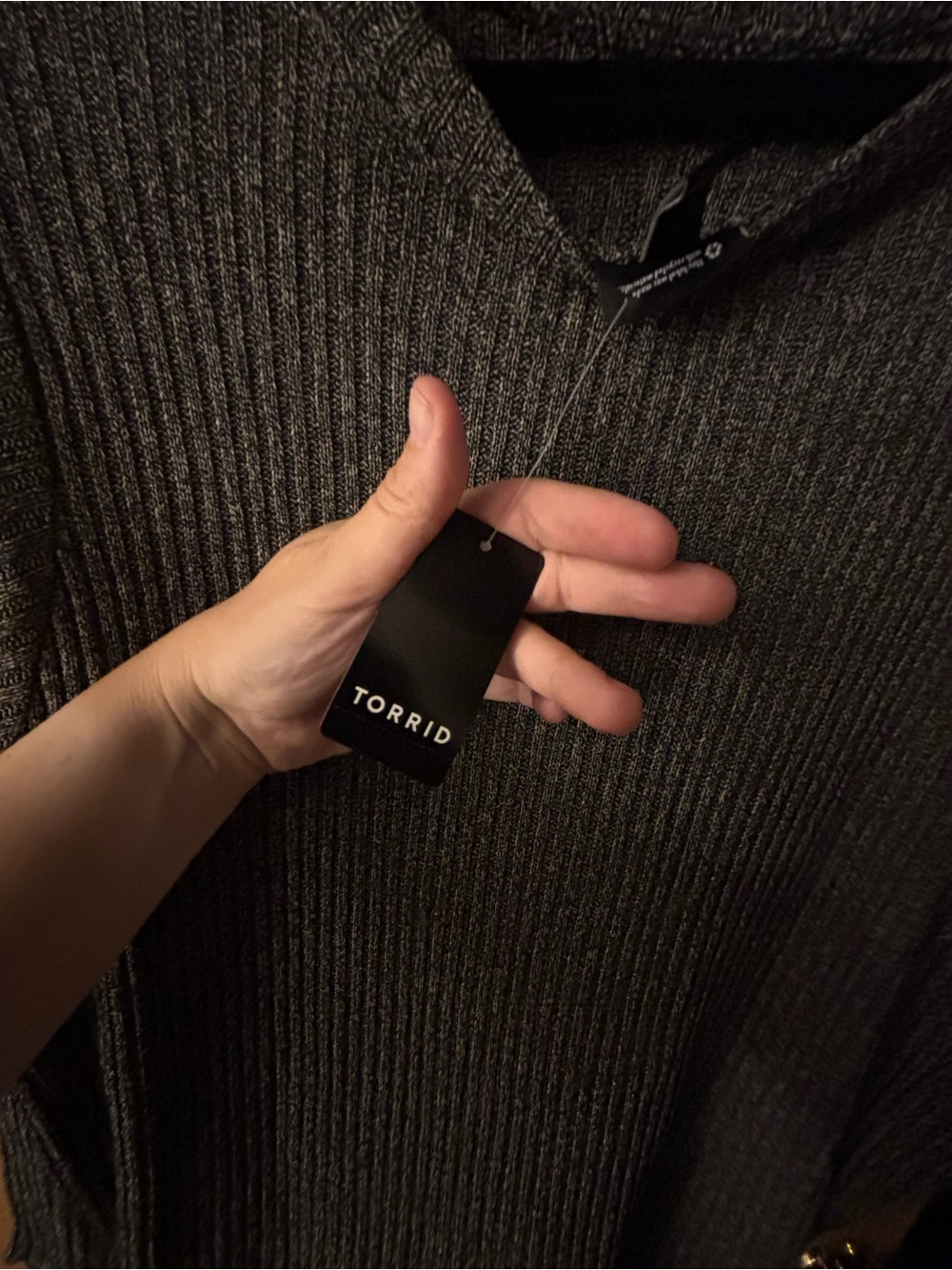 torrid Ribbed Crewneck Sweater - Picture 3 of 4